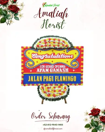 Sewa Papan Bunga Pesayangan